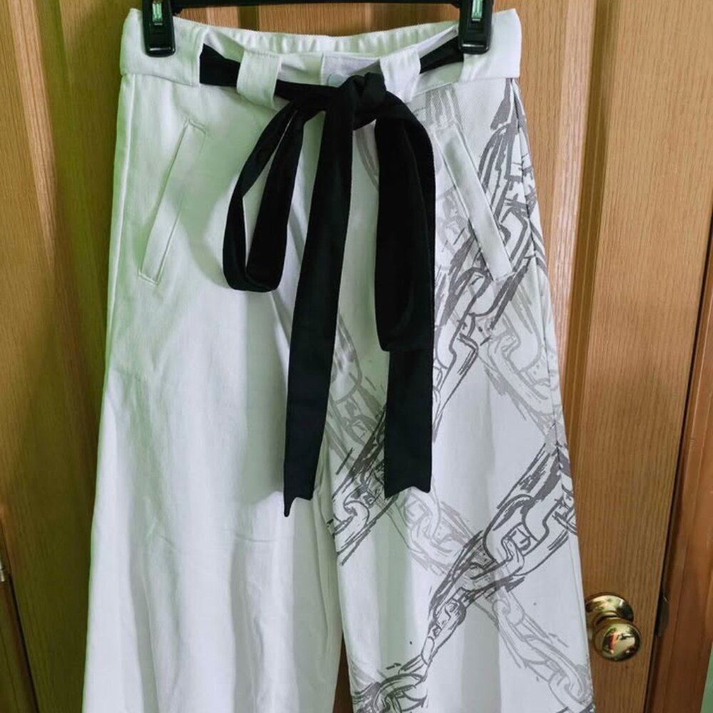 Stitchspring Chain Pants White (Medium but fits like XS!)